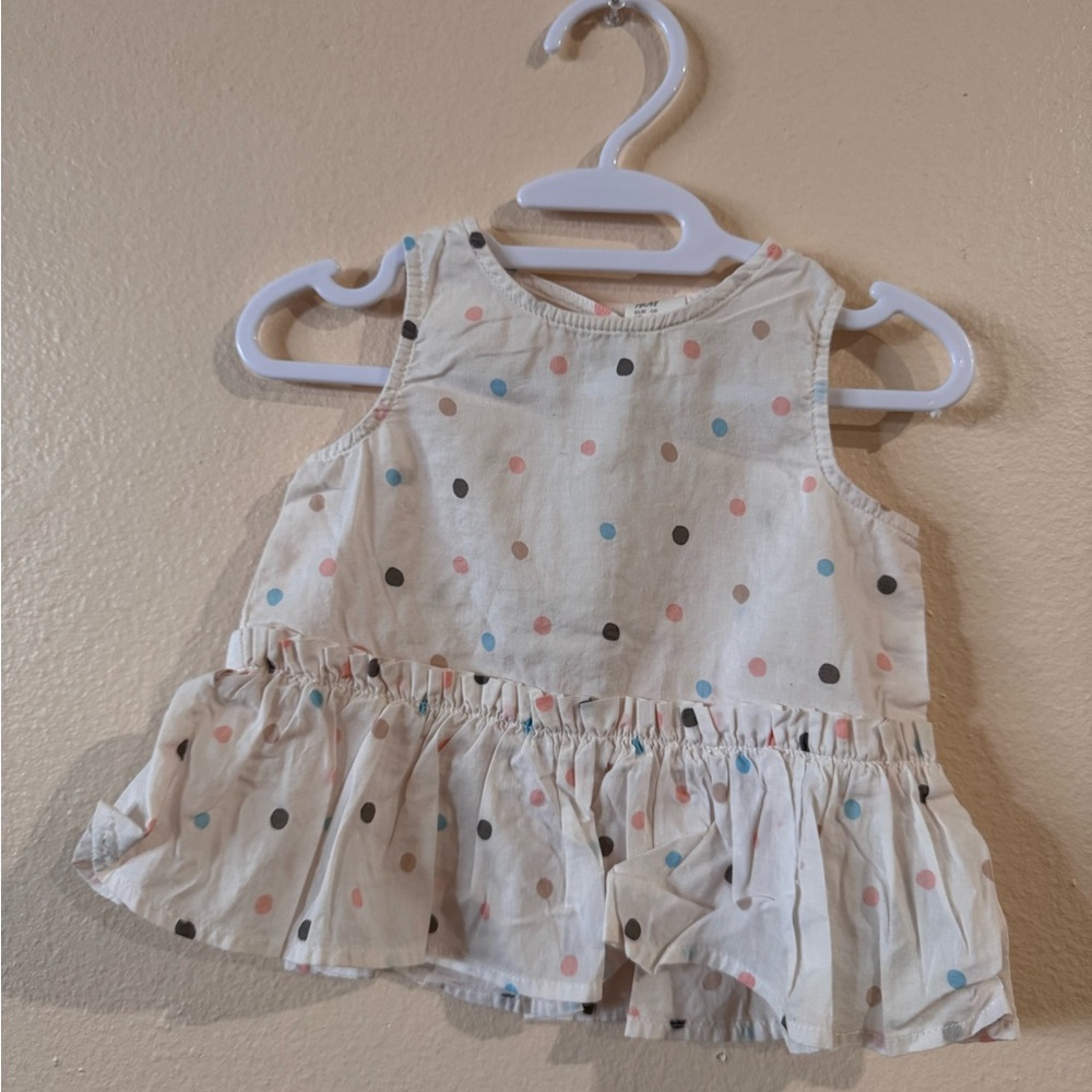 H&M Polka Dot Sleeveless Top - Multicolor